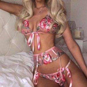 3-Piece Sexy Lingerie Set